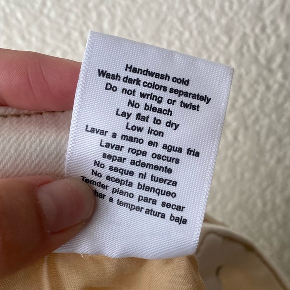 JUDY BLUE MASIE HIGH RISE STRAIGHT ECRU - Picture 14 of 14